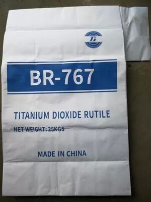 BR-767 Rutile Titanium Dioxide with Inorganic Si/Al Surface Coating and Organic Surface Treatment for Universal Applications