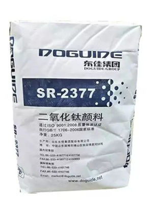 টিও 2 ইউনিভার্সাল টাইটানিয়াম ডাই অক্সাইড SR-2377 অভ্যন্তরীণ / বাহ্যিক আবরণ Cas 13463-67-7 এর জন্য