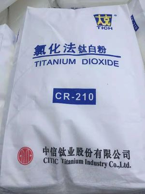 CR-210 রুটাইল টাইটানিয়াম ডাই অক্সাইড উচ্চ হাইডিং পাওয়ার, চমৎকার ডিসপারসিবিলিটি এবং পলিওলিফিন মাস্টারব্যাচের জন্য নীল আন্ডারটোন