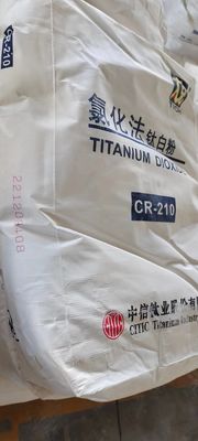 সাদা রঙের মাস্টারব্যাচ CR-210 CAS 13463-67-7 এর জন্য টাইটানিয়াম ডাই অক্সাইড হোয়াইট পিগমেন্ট