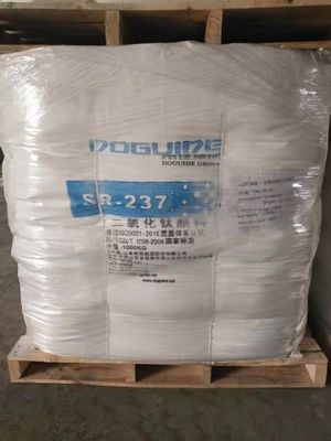 DOGUIDE GROUP SR-237 উচ্চ শুভ্রতা এবং উন্নত আবহাওয়া প্রতিরোধের জন্য জৈব পৃষ্ঠ চিকিত্সা সহ রুটিল টাইটানিয়াম ডাই অক্সাইড