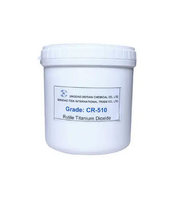 লেপ পেইন্ট CAS 13463-67-7 এর জন্য সাদা রঙ্গক টাইটানিয়াম ডাই অক্সাইড ক্লোরাইড প্রক্রিয়া CR-510