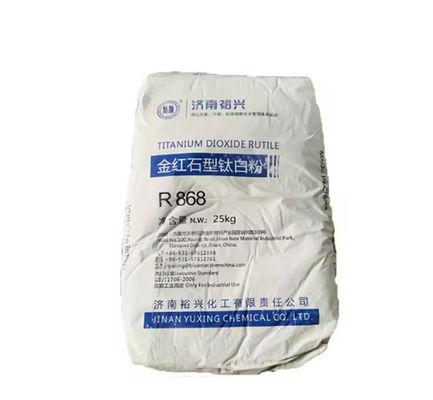 Jinan Yuxing R-868 উচ্চ মানের / উচ্চ সাদাত্বের টাইটানিয়াম ডাই অক্সাইড লেপ / পেইন্ট জন্য