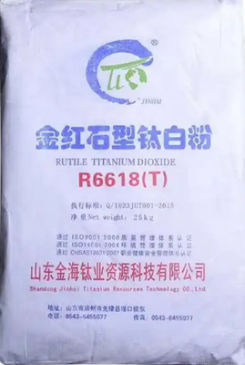 R6618 রুটাইল-গ্রেড টাইটানিয়াম ডাইঅক্সাইড রঙ্গক ≥94.0% TiO2 সামগ্রী, চমৎকার আবহাওয়া প্রতিরোধের, এবং মাল্টি-সিনারিও অভিযোজনযোগ্যতা