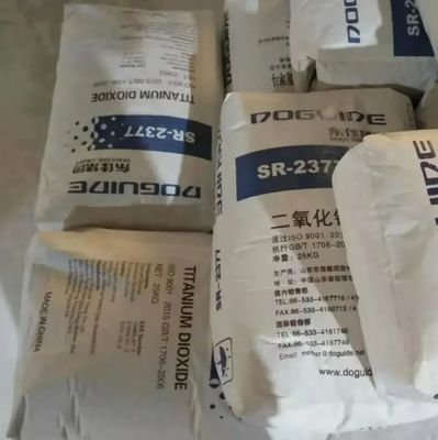 DOGUIDE SR-2377 রুটিল টাইটানিয়াম ডাই অক্সাইড উচ্চ সাদা এবং চমৎকার জল dispersibility জন্য Zr-Al অজৈব লেপ সঙ্গে