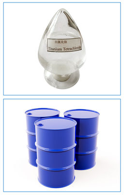 ISO 9001 99.9% টাইটানিয়াম 4 ক্লোরাইড CAS 7550-45-0 250kg ড্রাম